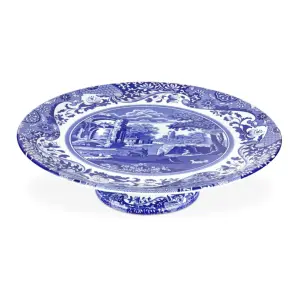 Spode Blue Italian Ayaklı Kek Servis