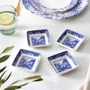 Spode Blue Italian Küçük Kare Tabak