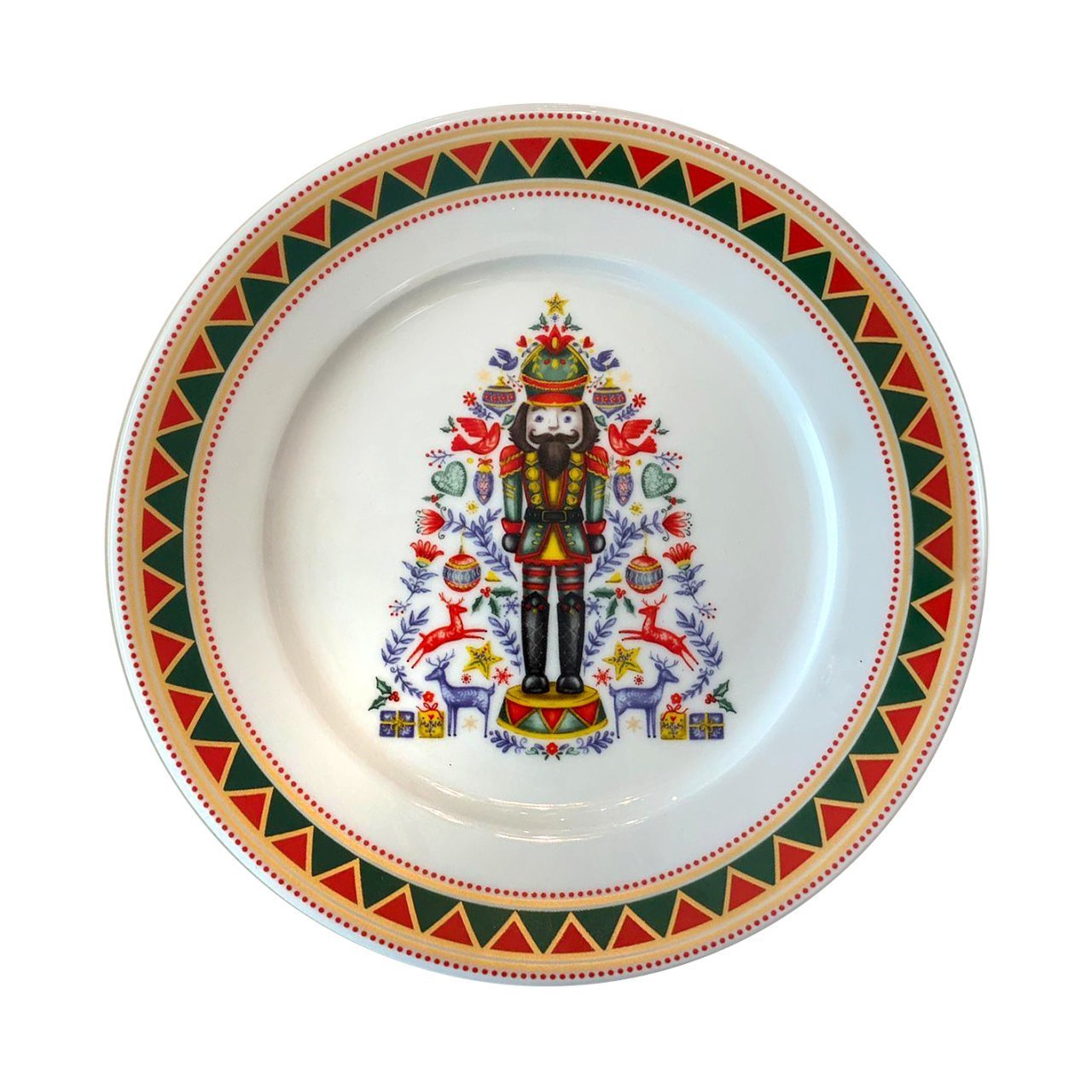 Nutcracker Yeşil 21 Cm Porselen Tabak