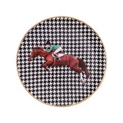 Equestrian Yeşil Ceket 20 Cm Porselen Tabak