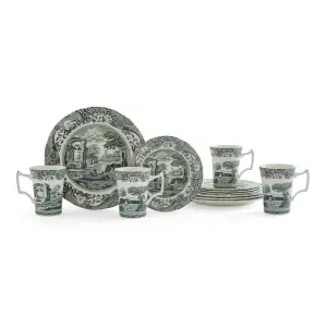 Spode Heritage Green Italian 12 parça, 4 kişilik Set
