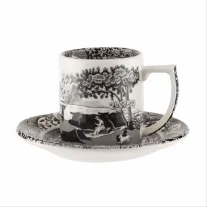 Spode Black Italian Kahve Fincanı