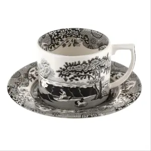 Spode Black Italian Çay Fİncanı