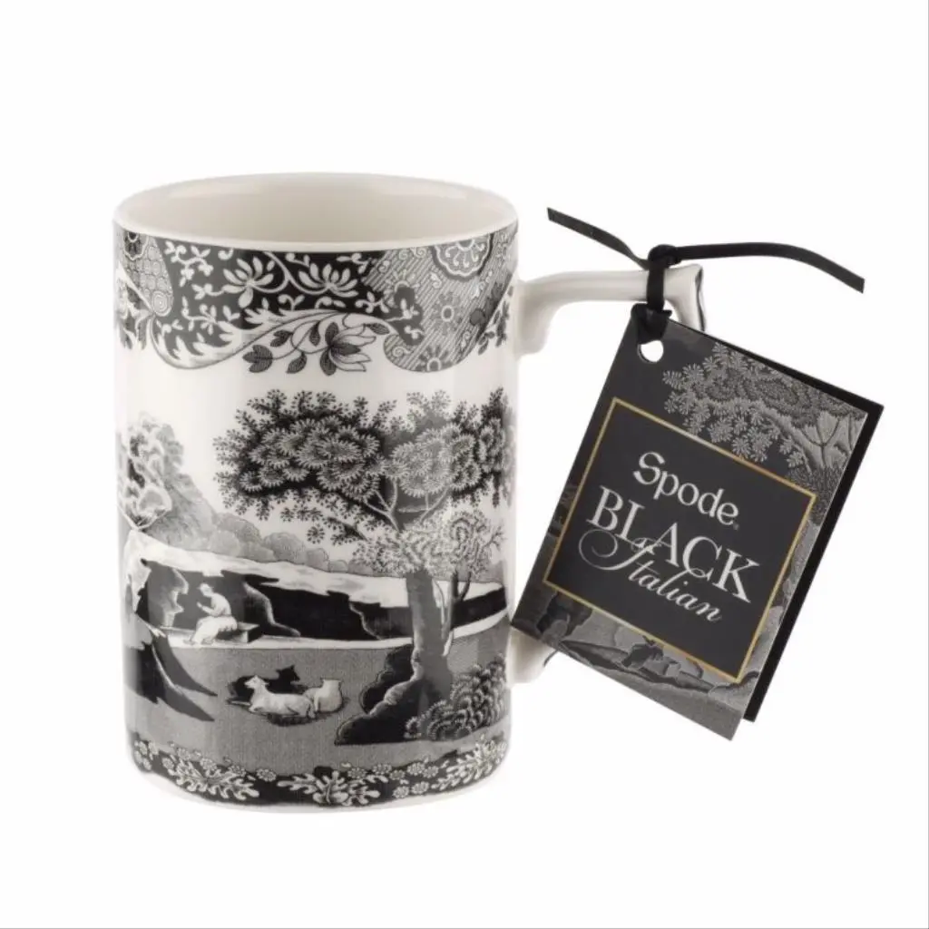 Spode Black Italian Kupa
