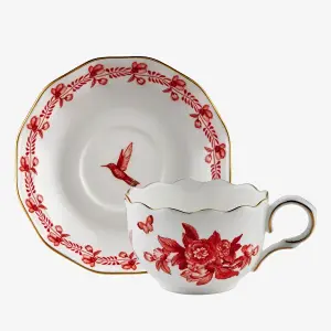 Primavera Kırmızı 2'li̇ Turk Kahvesi̇ Fi̇ncan Seti̇