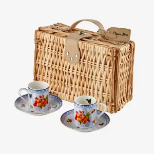 Chiara Alessi Mavi Porselen Kahve Fincan Seti 120 Ml