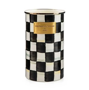 Courtly Check Enamel Utensil Holder