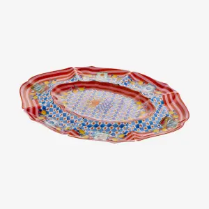 Chiara Alessi Cote D Azur Mavi Melamin Meze Tabağı 7 Parça