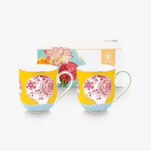 Pip Studio Sarı Porselen Kupa Seti 325 Ml