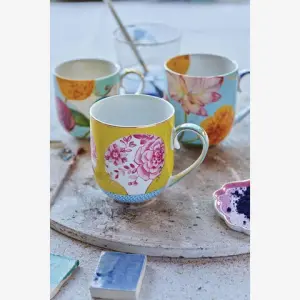 Pip Studio Sarı Porselen Kupa Seti 325 Ml