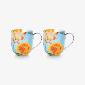 Pip Studio Mavi Porselen Kupa Seti 325 Ml