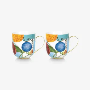 Pip Studio Mavi Porselen Kupa Seti 200 Ml