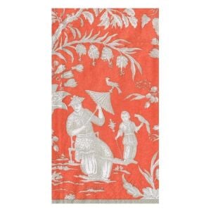 Silk Road Toile Mandarin Misafir Peçetesi 15li Paket