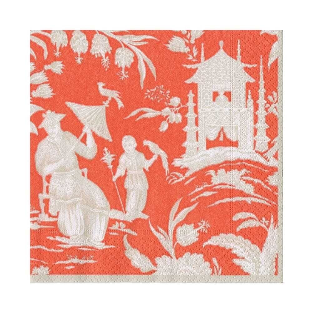 Silk Road Toile Mandarin Öğle Yemeği Peçetesi 20li Paket