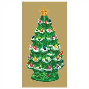 Vintage Christmas Tree Kokteyl Peçetesi 20li Paket
