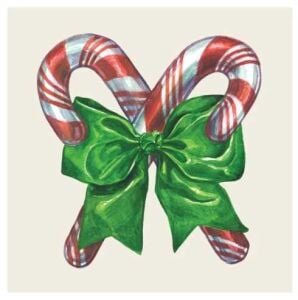 Candy Cane Kokteyl Peçetesi 20li Paket