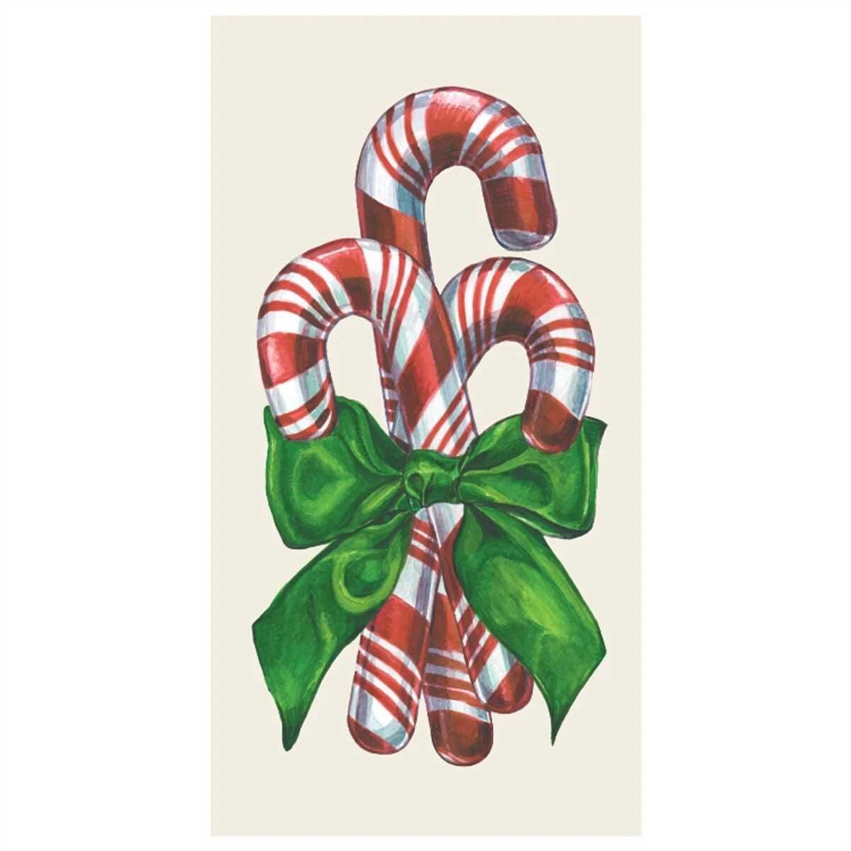 Candy Cane Misafir Peçetesi 16li Paket