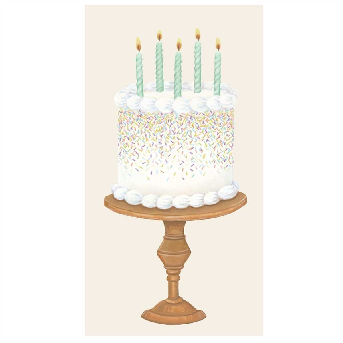 Birthday Cake Guest Kağıt Peçete 16li Paket