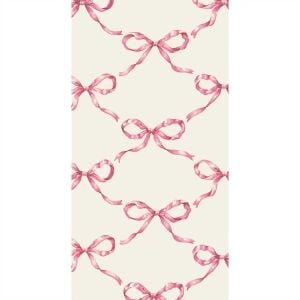 Pembe Bow Lattice Misafir Peçetesi 16li Paket