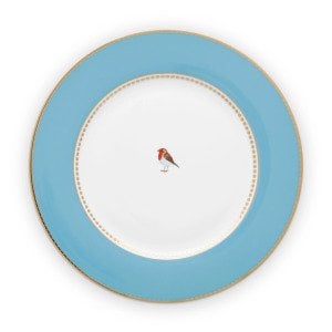 Love Birds Tabak 26,5 Cm, Mavi