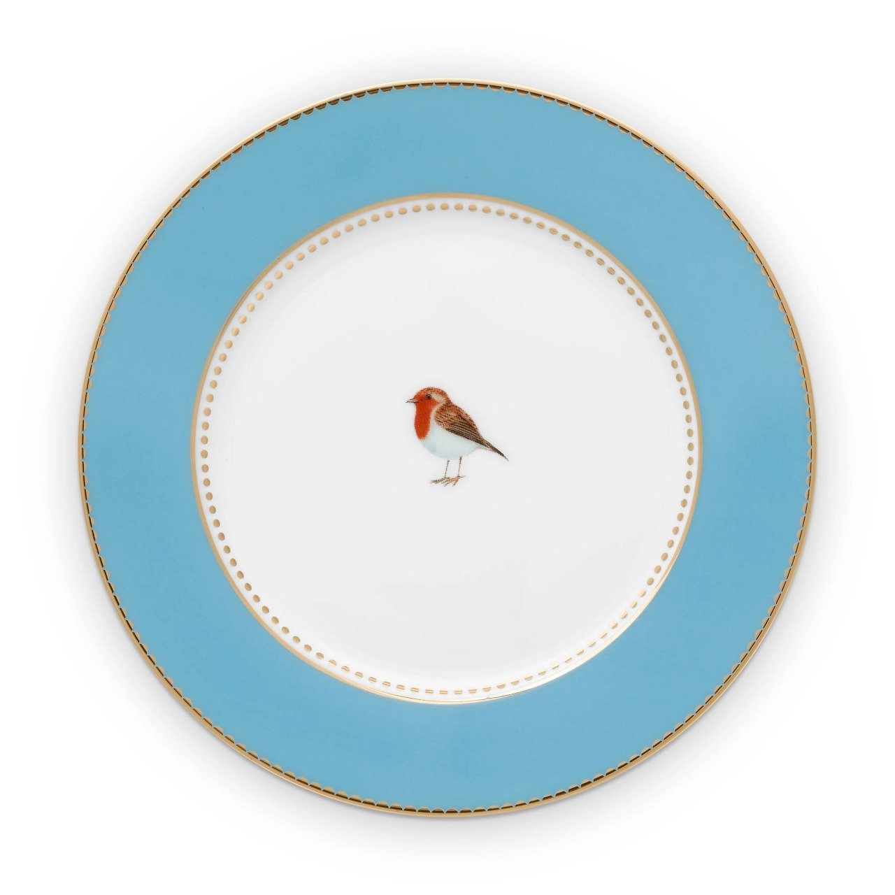 Love Birds Tabak 17 Cm, Mavi