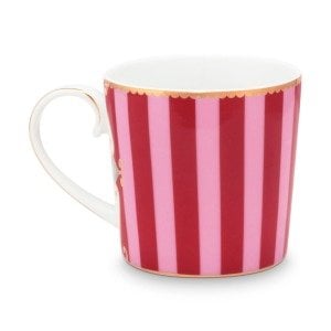 Love Birds Küçük Mug, Kırmızı / Pembe 150 ML