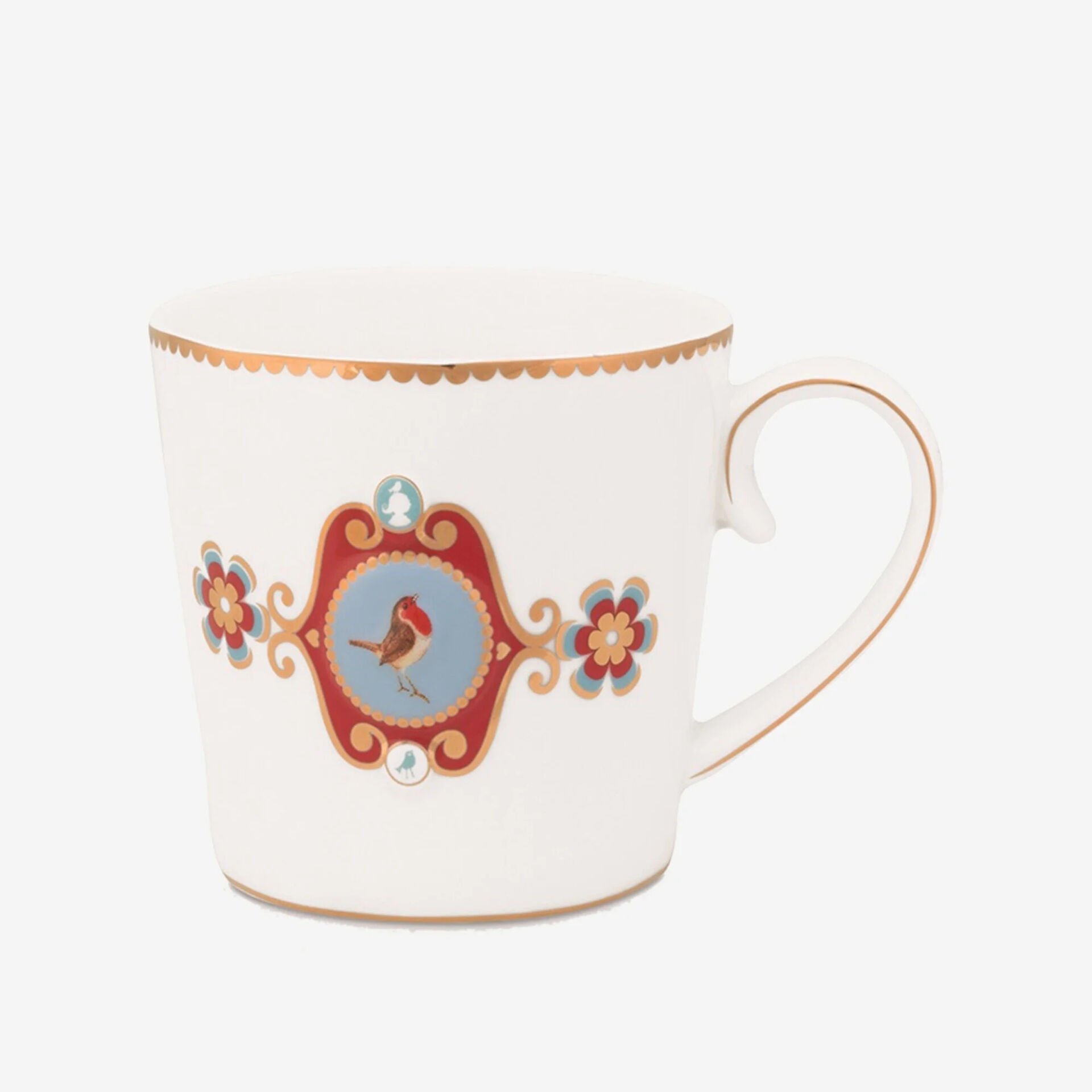 Love Birds Beyaz Porselen Kupa Mug 250 ml