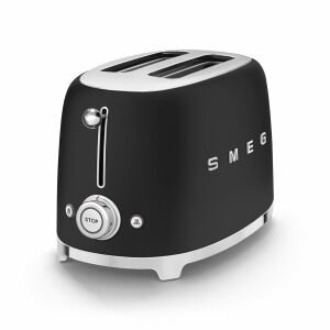 Smeg Ekmek Kızartma Makinesi Mat Siyah 2x1 Dilim
