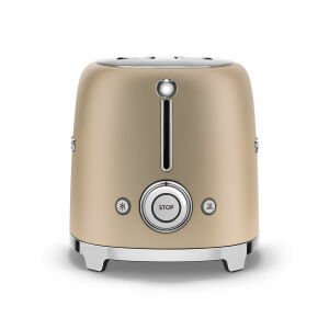 Smeg Ekmek Kızartma Makinesi Mat Gold 2x1 Dilim