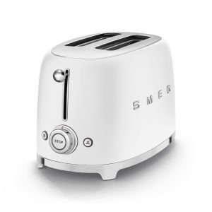 Smeg Ekmek Kızartma Makinesi Mat Beyaz 2x1 Dilim
