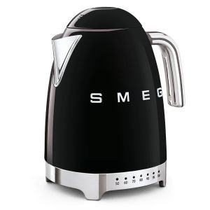 Smeg Retro Serisi Siyah Isı Ayarlı Kettle