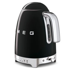 Smeg Retro Serisi Siyah Isı Ayarlı Kettle