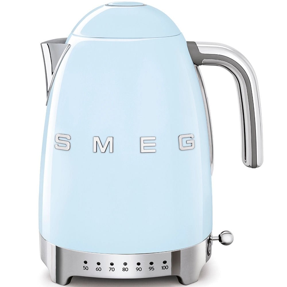Smeg Retro Serisi  Pastel Mavi Isı Ayarlı Kettle