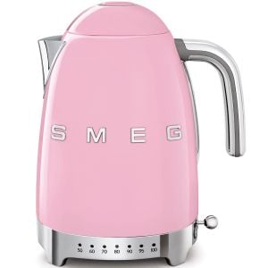 Smeg Retro Serisi Pembe Isı Ayarlı Kettle