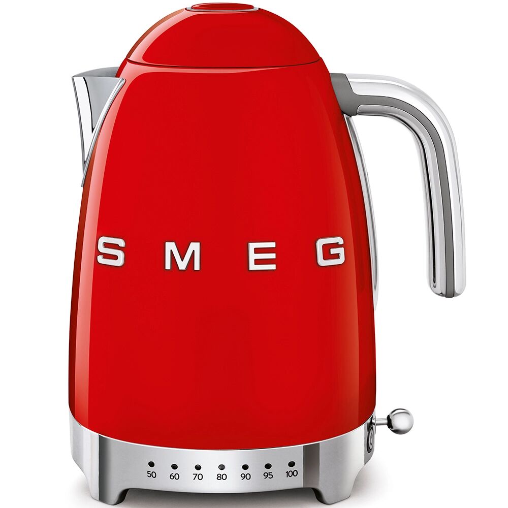Smeg Retro Serisi Kırmızı Isı Ayarlı Kettle
