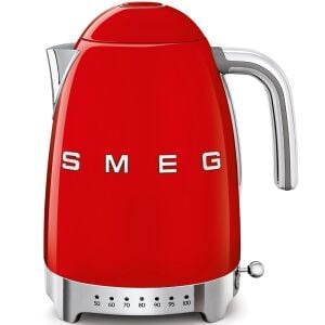 Smeg Retro Serisi Kırmızı Isı Ayarlı Kettle