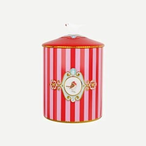 Kırmızı Pembe Porselen Saklama Kabı 1300 Ml Love Birds Collection by Pip Studio