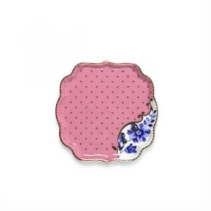 Royal Pembe Porselen Çay Tabağı 10 cm