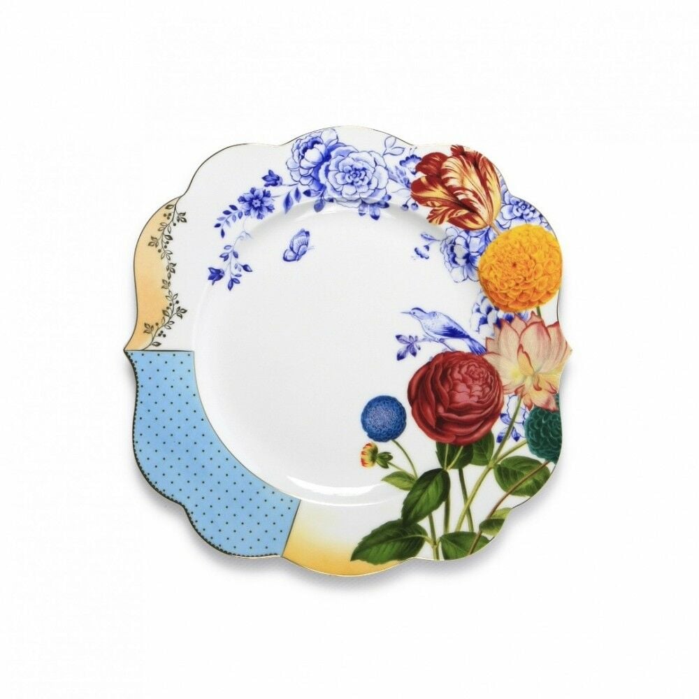 Royal Mavi Porselen Yemek Tabağı 28 cm