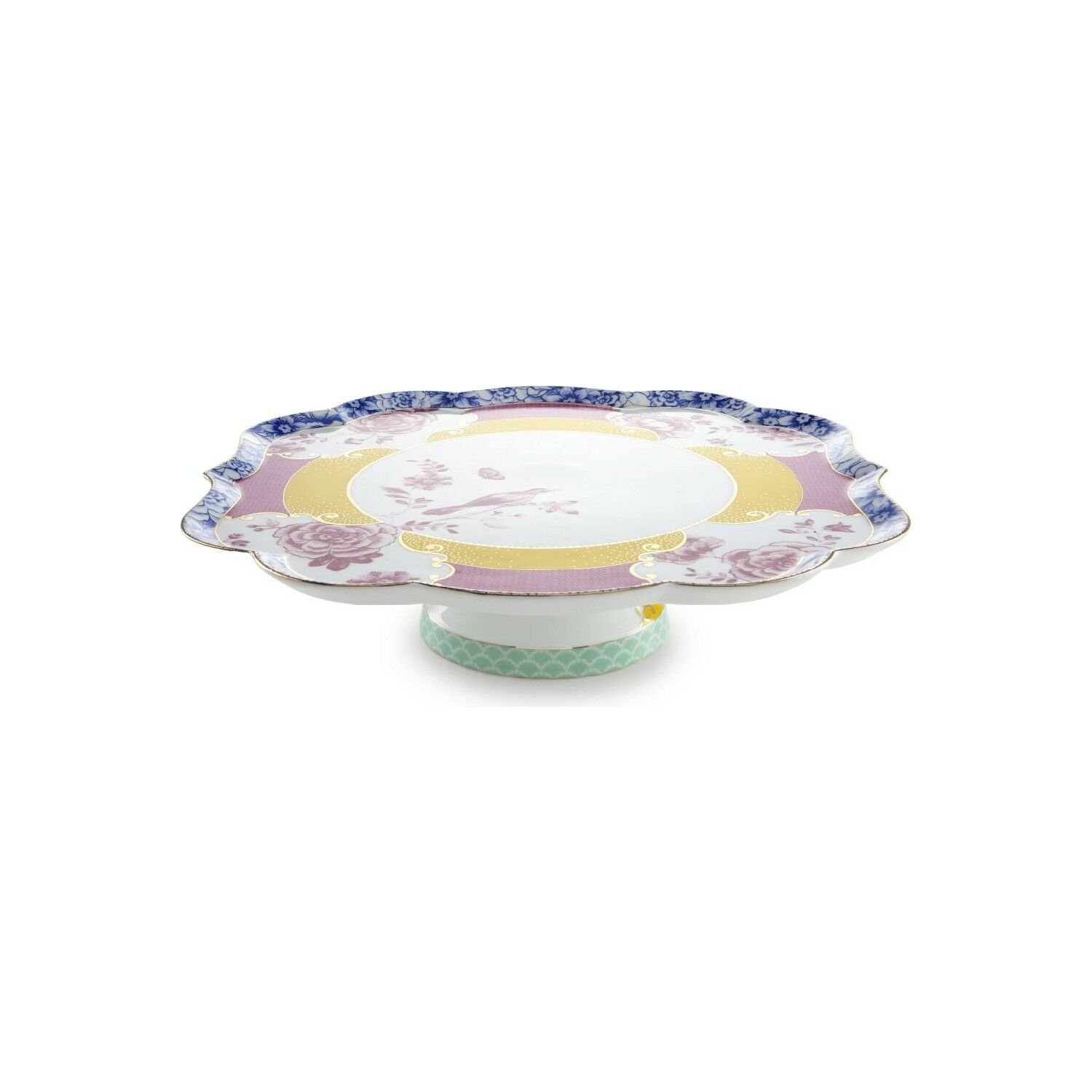 Pip Studio Royal Mavi Porselen Kek Standı 24 Cm