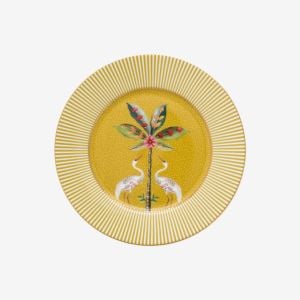 Pip Studio La Majorelle Sarı Porselen Pasta Tabağı 17 Cm