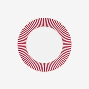 Pip Studio Royal Stripes Pembe Porselen Pasta Tabağı 17 Cm