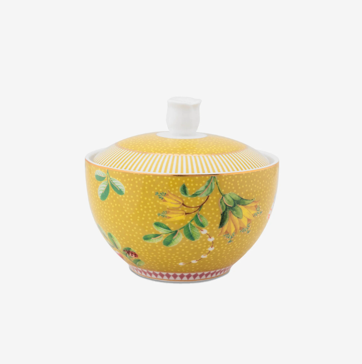 Pip Studio La Majorelle Sarı Porselen Şekerlik 300 Ml
