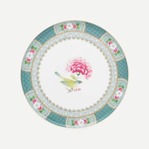 Pip Studio Blushing Birds Mavi Porselen Kek Standı 21 Cm