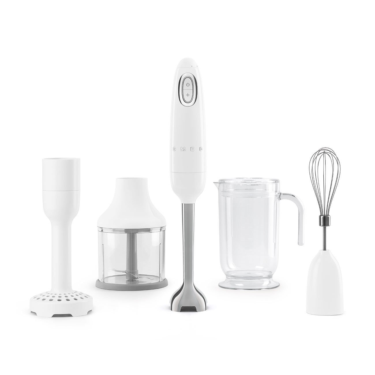 SMEG 50's Style Retro Beyaz El Blender Seti Tritan