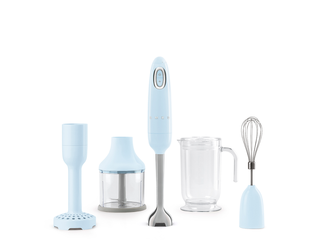 SMEG 50's Style Retro Mavi El Blender Seti Tritan