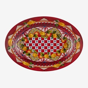 Chiara Alessi Portofino Kırmızı Melamin Servis Kasesi 33 Cm