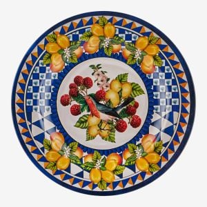 Chiara Alessi Portofino Mavi Melamin Yemek Tabağı 28 Cm