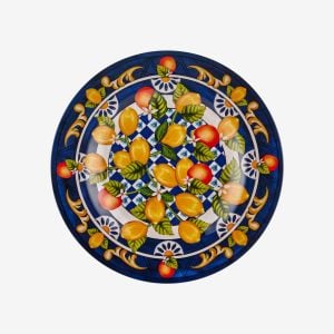 Chiara Alessi Portofino Mavi Melamin Kahvaltı Tabağı 21,5 Cm