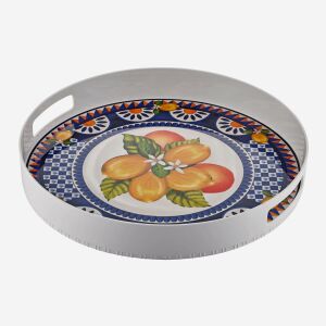 Chiara Alessi Portofino Mavi Melamin Tepsi 40 Cm